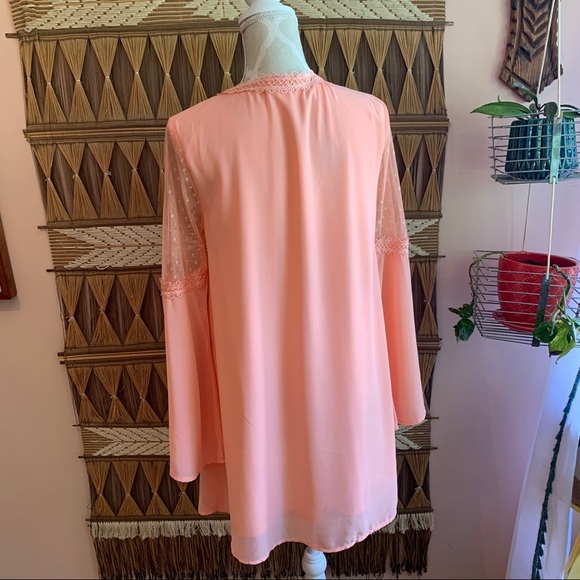 BNWT Beautiful Peach Beachy Boho Babydoll Dress - Picture 7 of 16